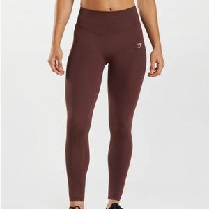 Gymshark Maroon Seamless Leggings
